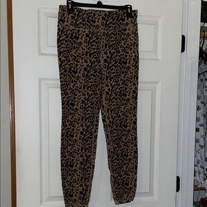 J. Crew Animal Print Leggings - Brown and Black